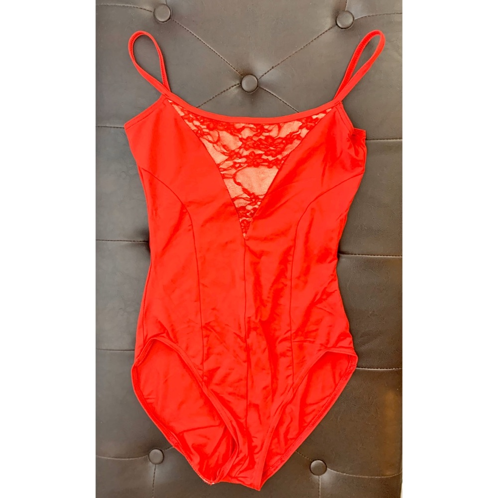 Capezio Red Dance Leotard